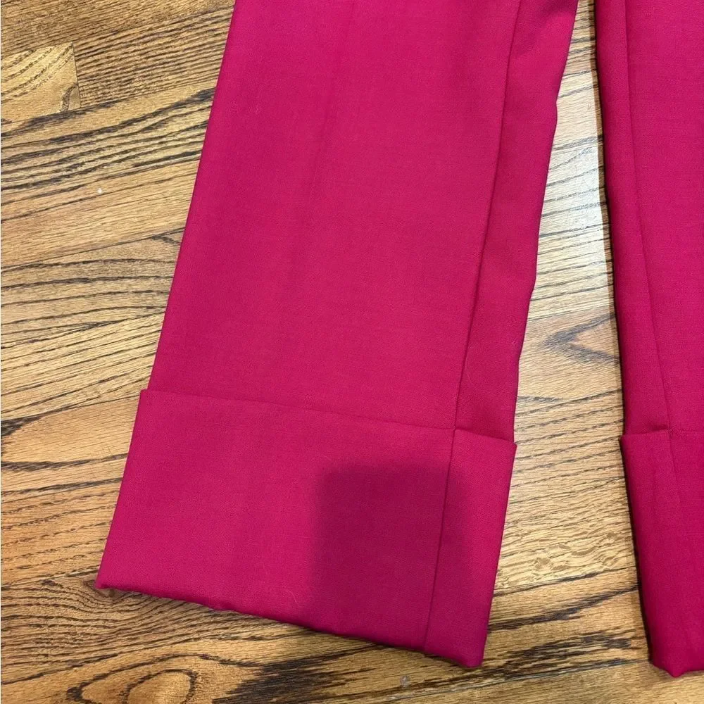 SEA New York Fuchsia Wool Tradition Pant - Picture 3 of 7
